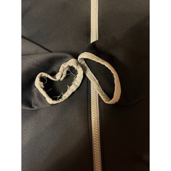 Under Armour Boy's Black Gray Zip Up Jacket S - Picture 6 of 6